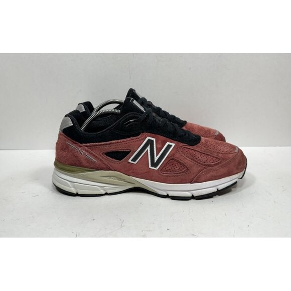 New Balance 990v4 Made in USA Burgundy Suede M990RB4 Men’s Size 9.5 D - Picture 1 of 9
